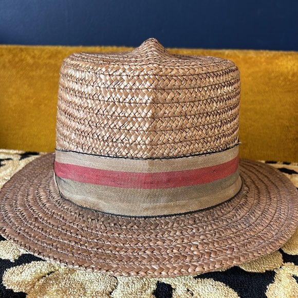 Vintage 1930s-1940s Italian straw hat - Picture 3 of 8
